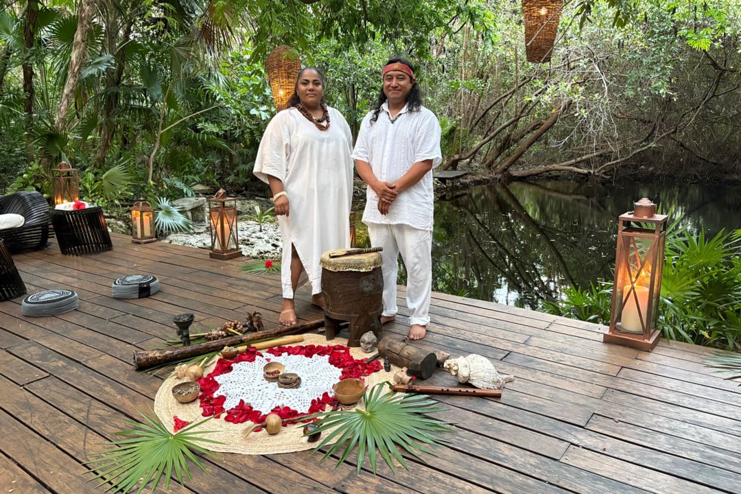 Copal and Cacao meditation at Sense, a Rosewood Spa